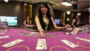 croupiere black jack under over 13